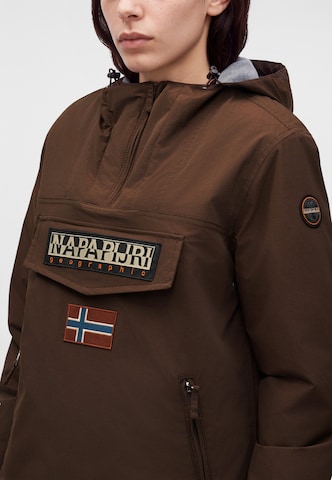 NAPAPIJRI Funktionsjacke 'Rainforest' in Braun