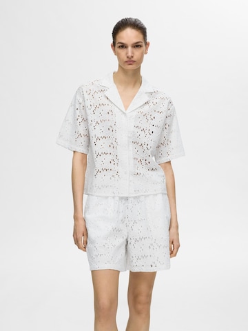 SELECTED FEMME Bluse i hvid: forside