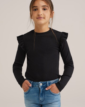 WE Fashion T-shirt i svart