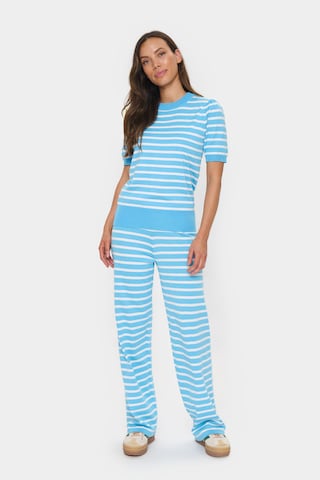 SAINT TROPEZ Pullover in Blau