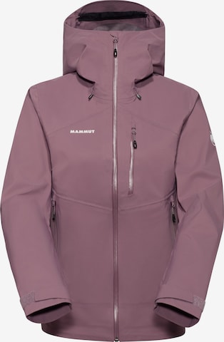 MAMMUT Outdoorjacke ‘Alto Guide’ in Lila: Vorderseite