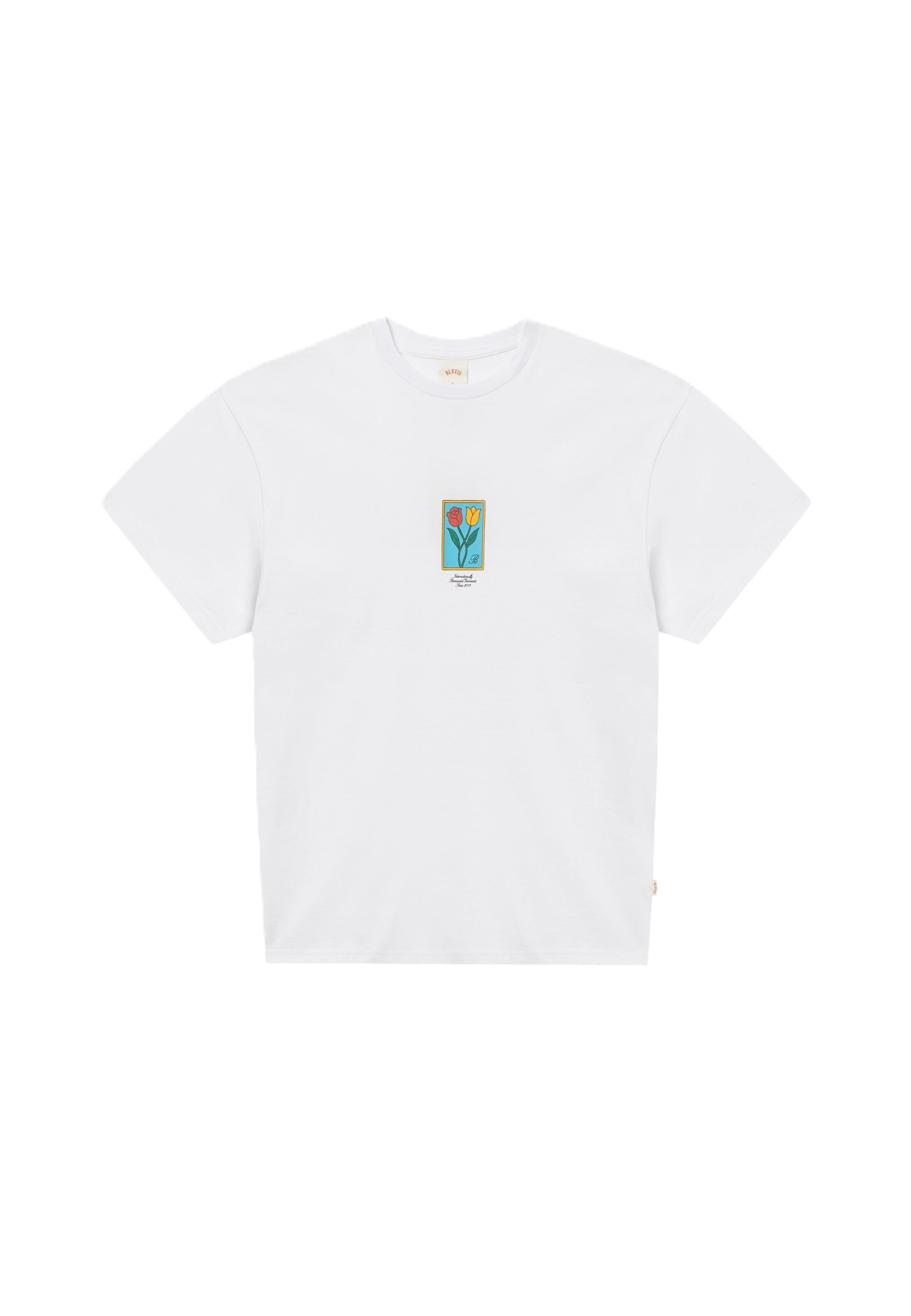 BLKVIS Shirt 'Flower' in White: front