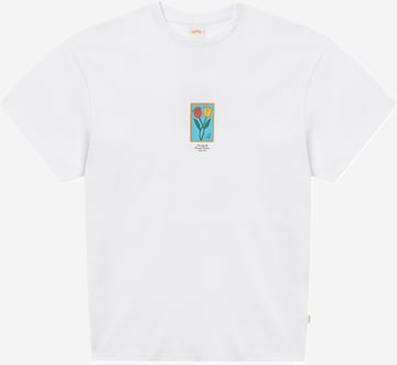 BLKVIS - Camisa 'Flower' em branco: frente