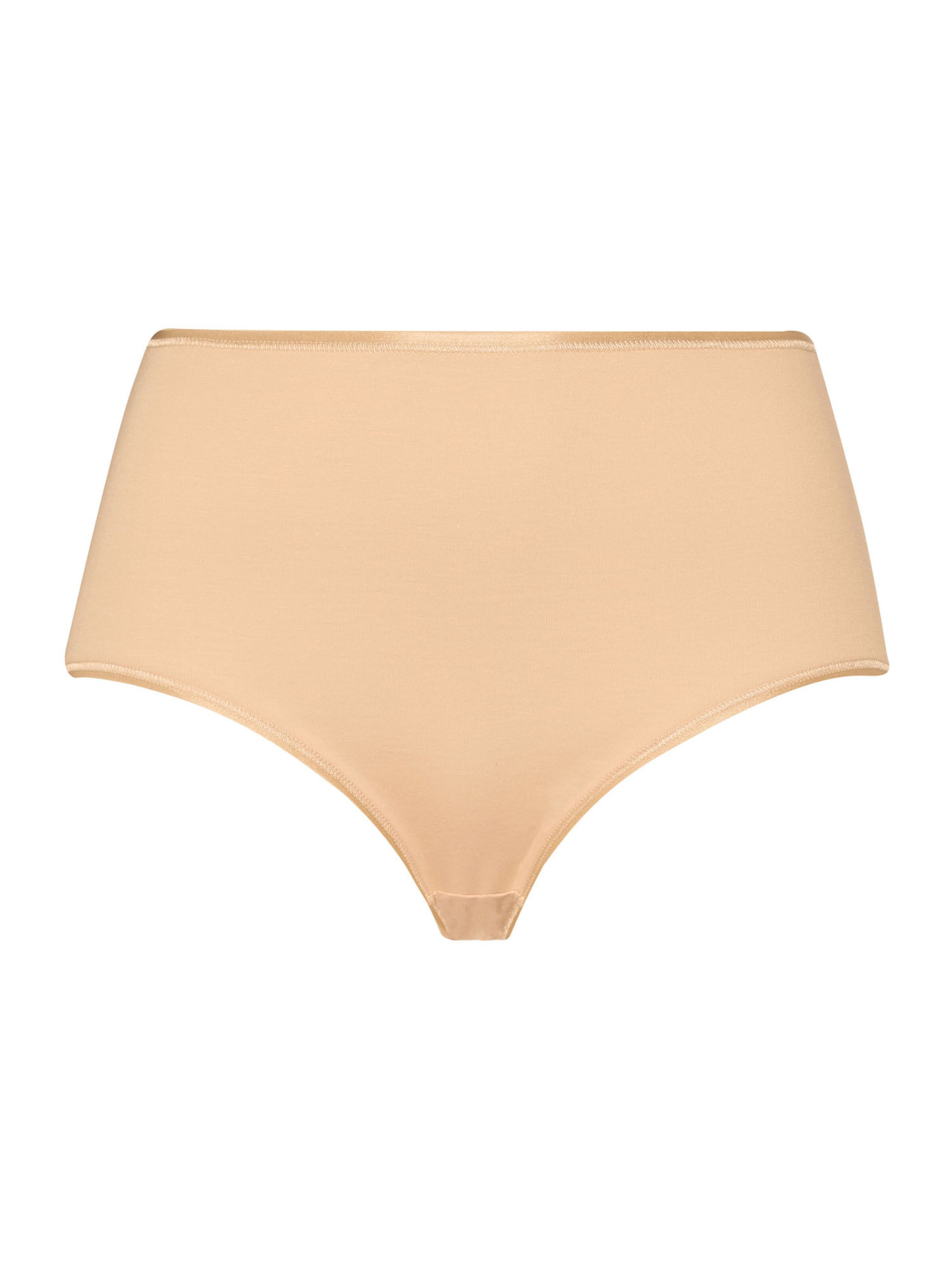 Slip ' Cotton Seamless ' Hanro en beige : devant