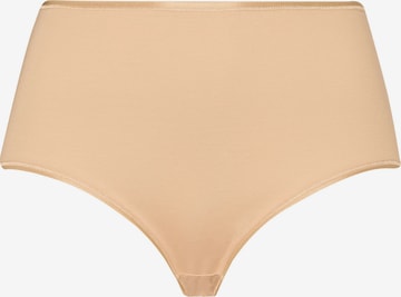 Hanro Panty ' Cotton Seamless ' in Beige: front