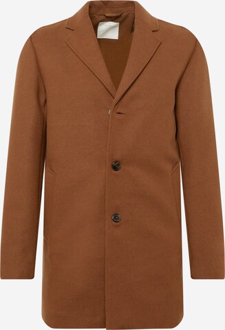 Manteau mi-saison JACK & JONES en marron : devant