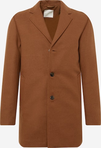 JACK & JONES Between-Seasons Coat in Brown: front