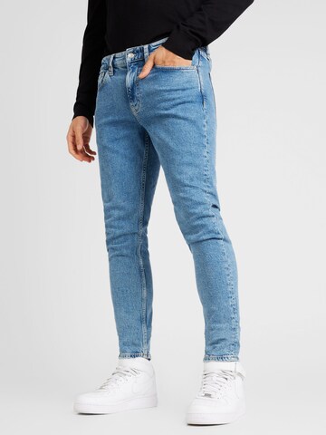 Calvin Klein Jeans Szabványos Farmer 'SLIM TAPER' - kék: elől