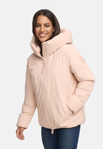 NAVAHOO Vinterjacka 'Blütenlicht 14' i rosa: framsida