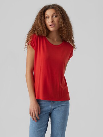 VERO MODA Shirt 'AVA' in Rood: voorkant