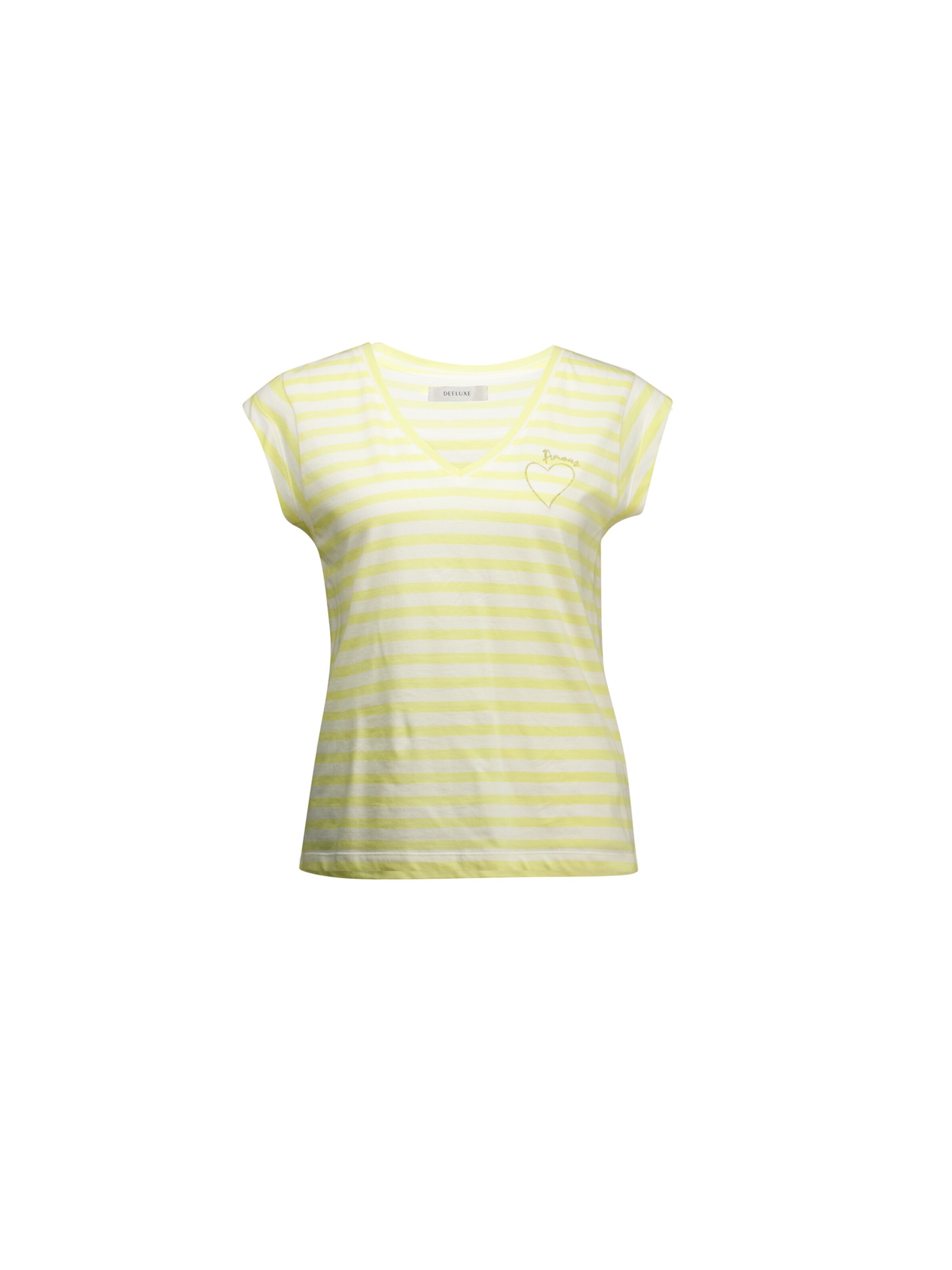 T-Shirt Deeluxe en jaune : devant