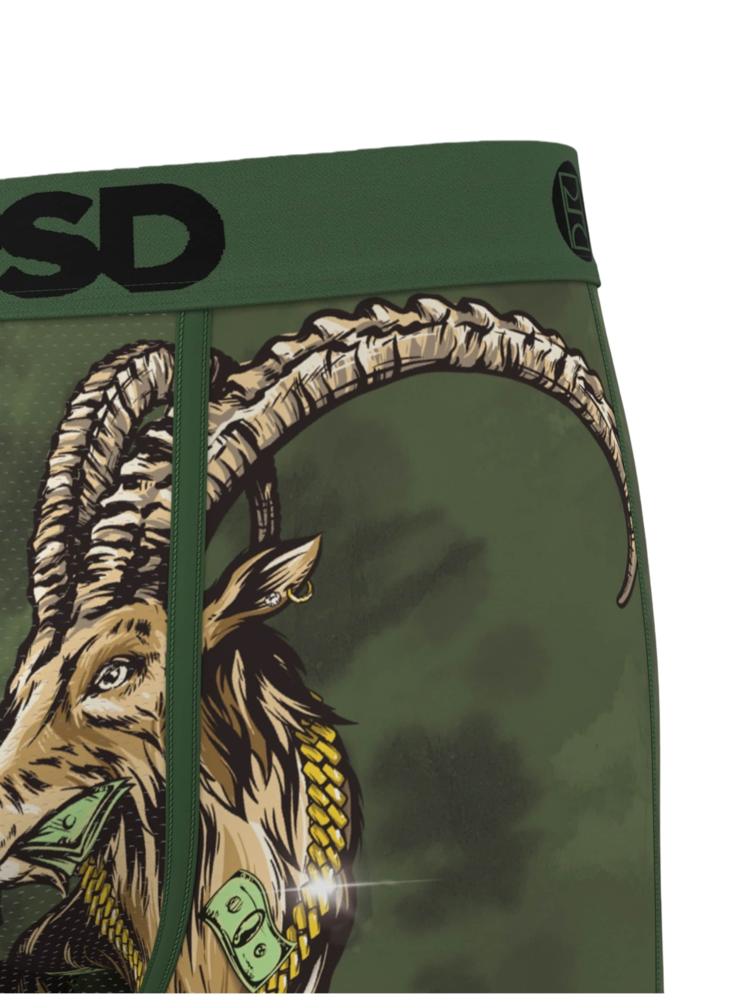 PSD Boxershorts 'GOATED' in Mischfarben