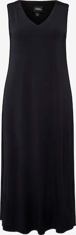 Ulla Popken Jurk in Zwart: voorkant