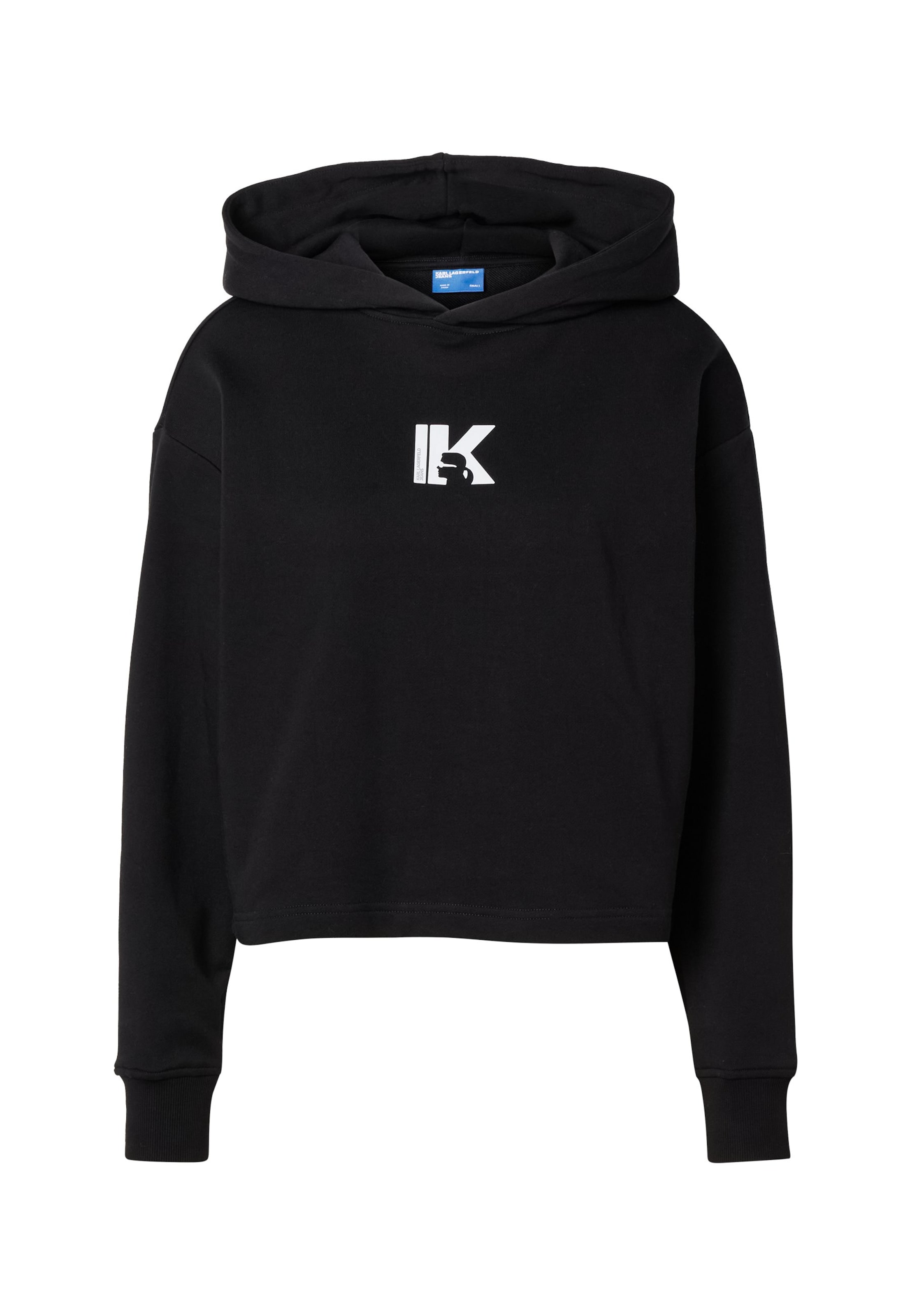 KARL LAGERFELD JEANS Sweatshirt i sort: forside