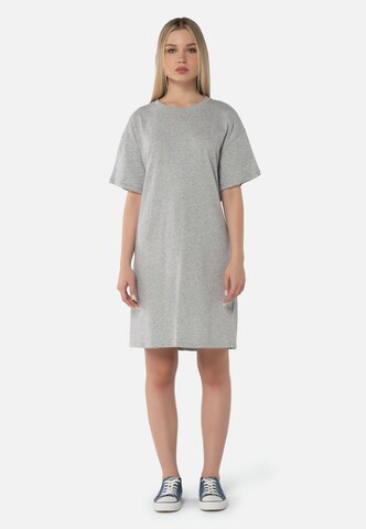 FRESHLIONS Summer dress 'Mariana' in Grey: front