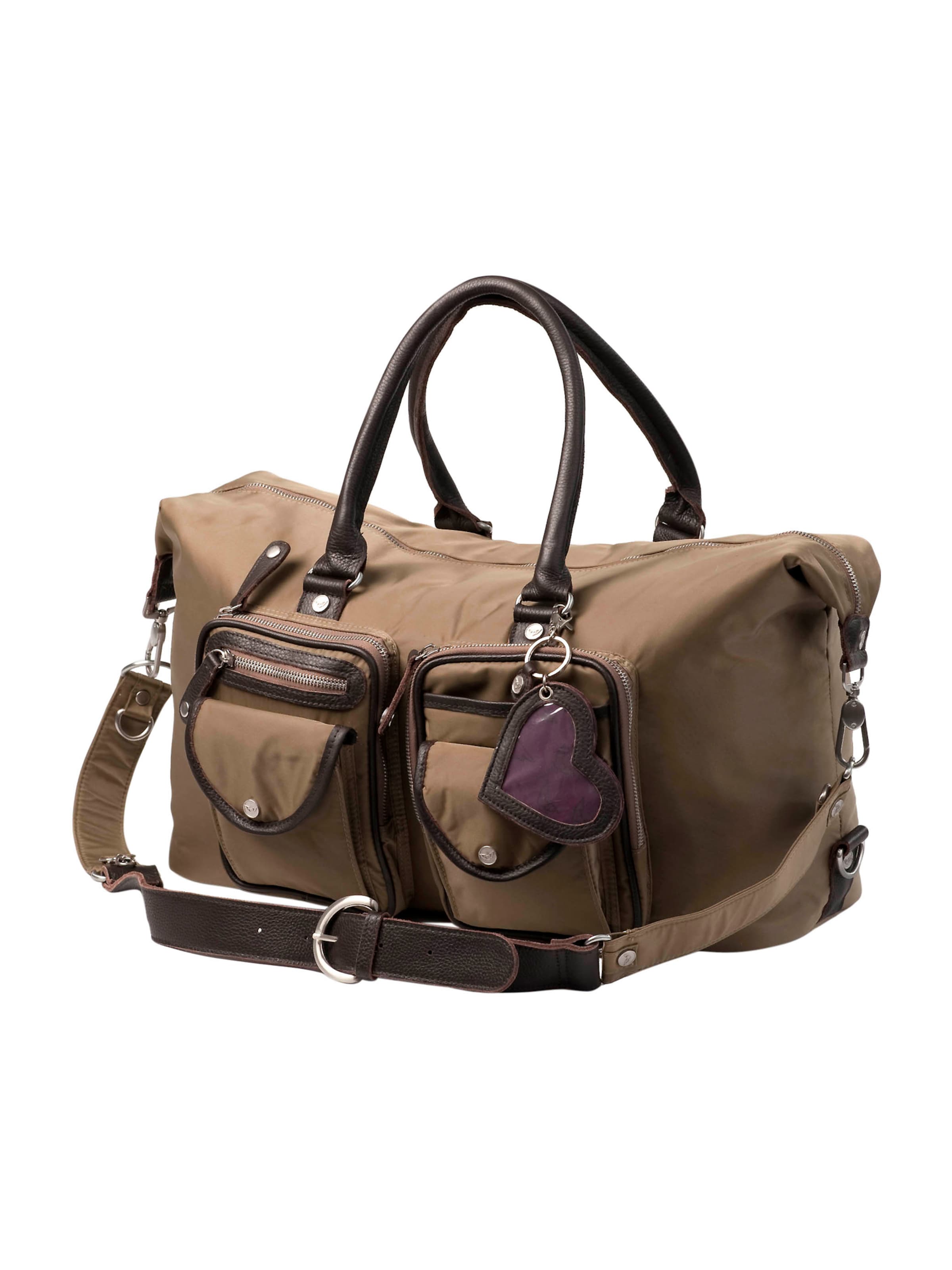 petit amour Diaper Bags in Brown: front