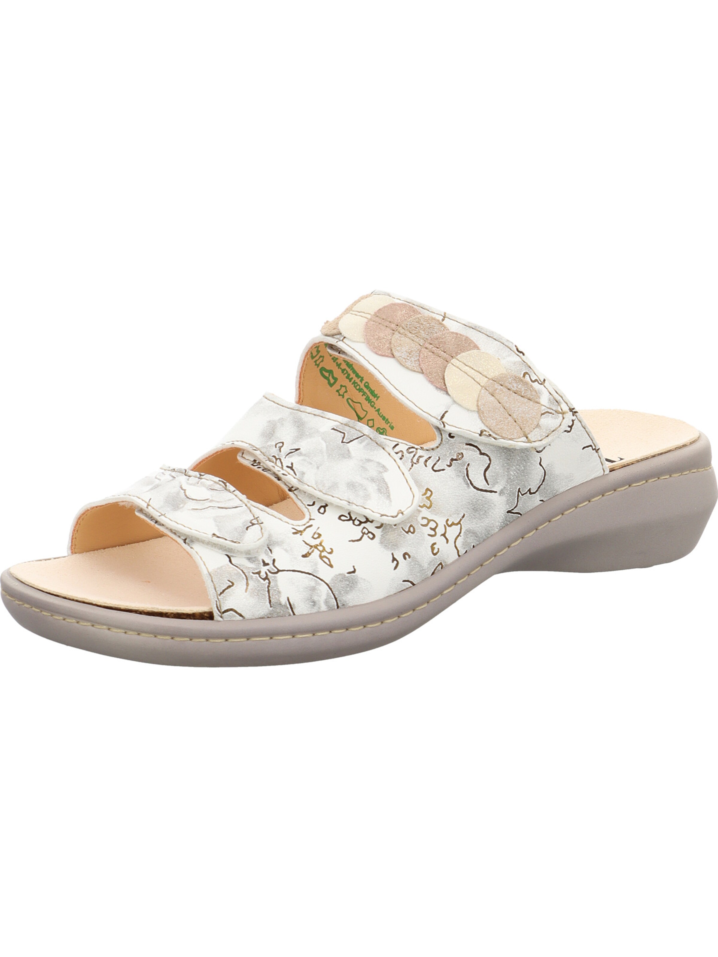 THINK! Pantolette 'CAMILLA' in Weiß: Vorderseite