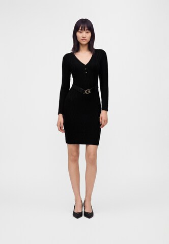 GUESS Gebreide jurk 'YUKI' in Zwart