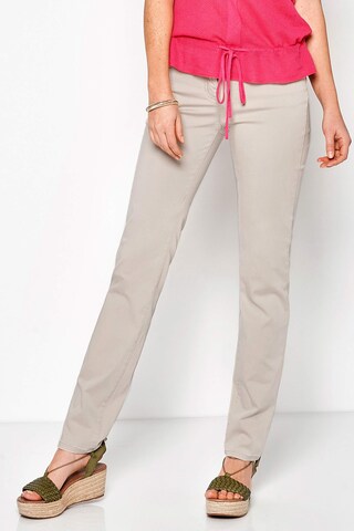 TONI Regular Pants in Beige: front