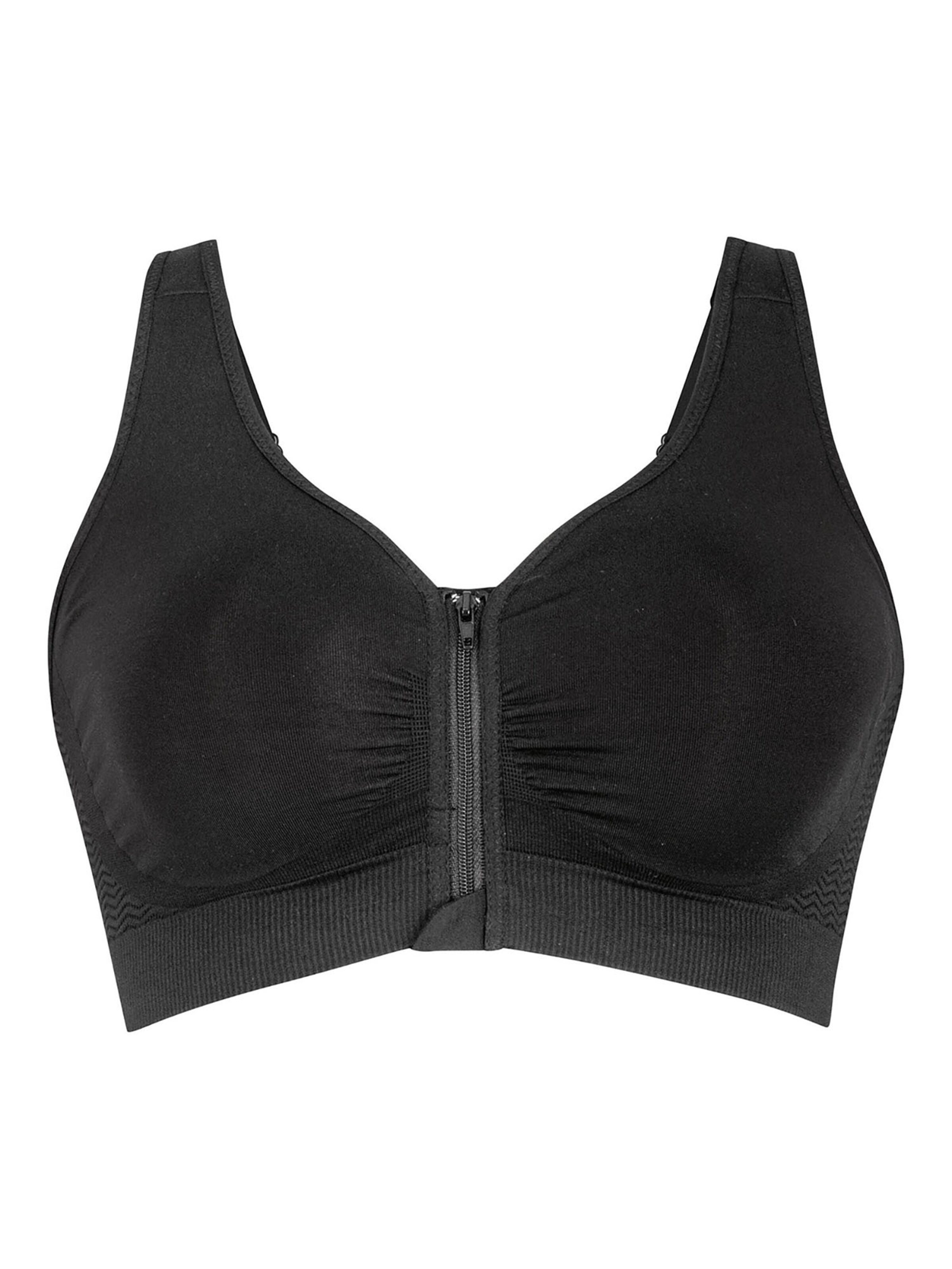 ANITA Bodice 'Lynn' in Black: front