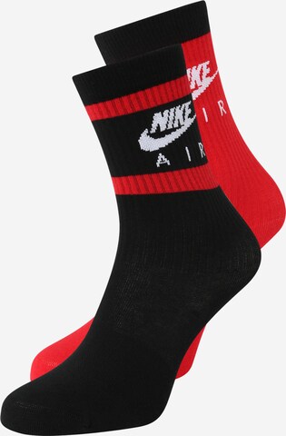 Nike Sportswear Sportsocken 'Everyday Essential' in Rot: predná strana