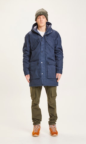 KnowledgeCotton Apparel Jacke 'Nordic Legacy' in Blau: predná strana