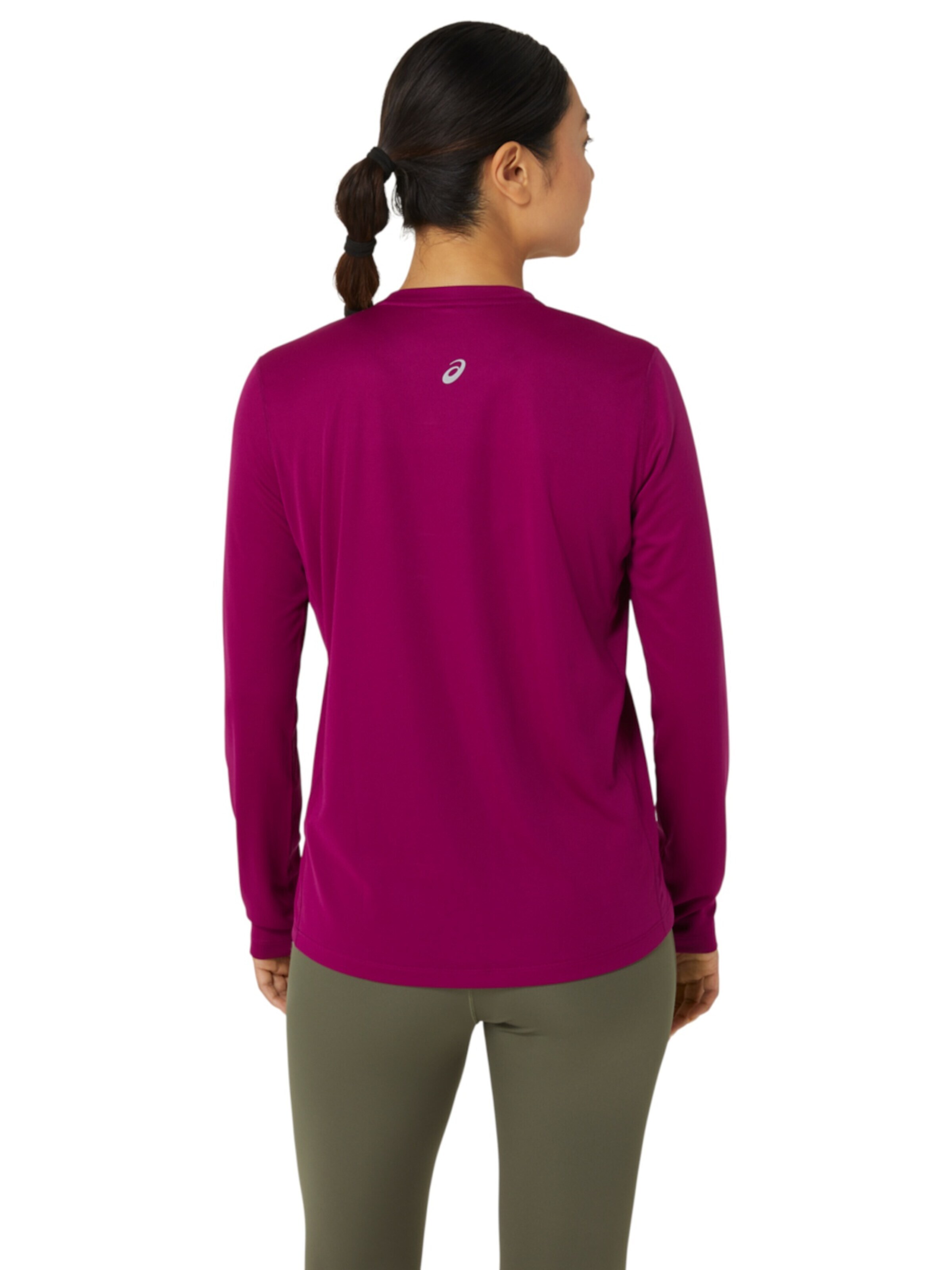 ASICS Shirt 'Fujitrail Logo LS' in Purple