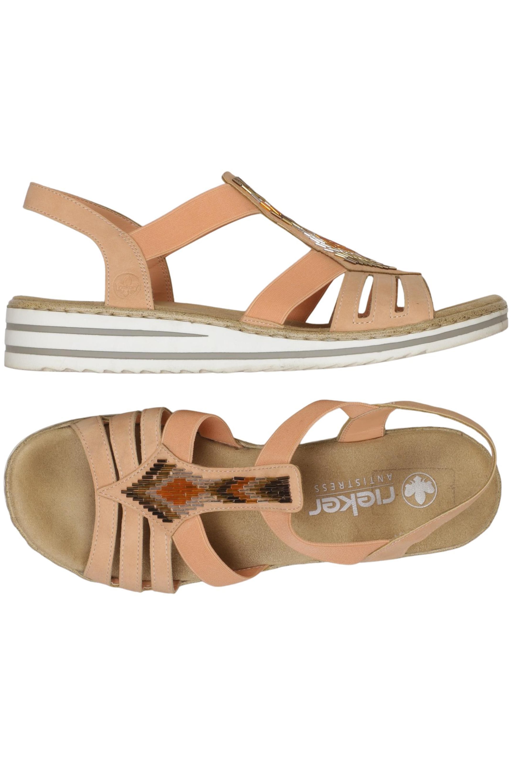 Rieker Sandals & High-Heeled Sandals in 41 in Beige: front