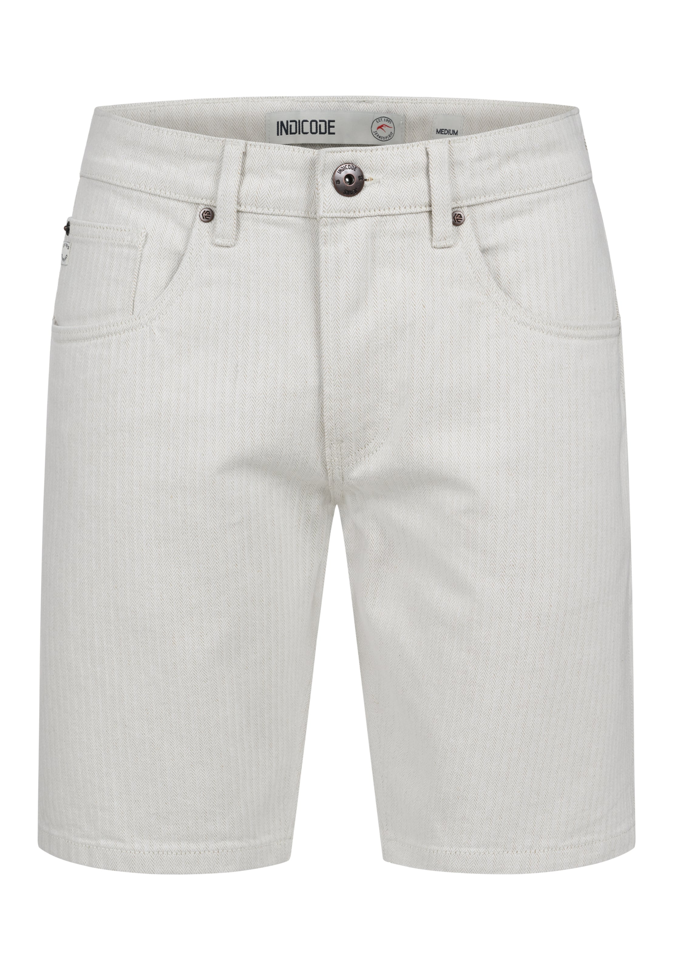 INDICODE JEANS Jeans 'Belliz' in Beige: voorkant