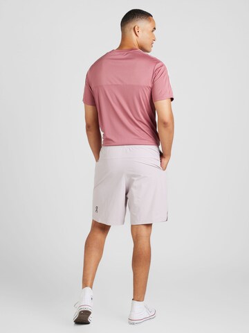 On Regular Sports trousers 'Focus' in Purple