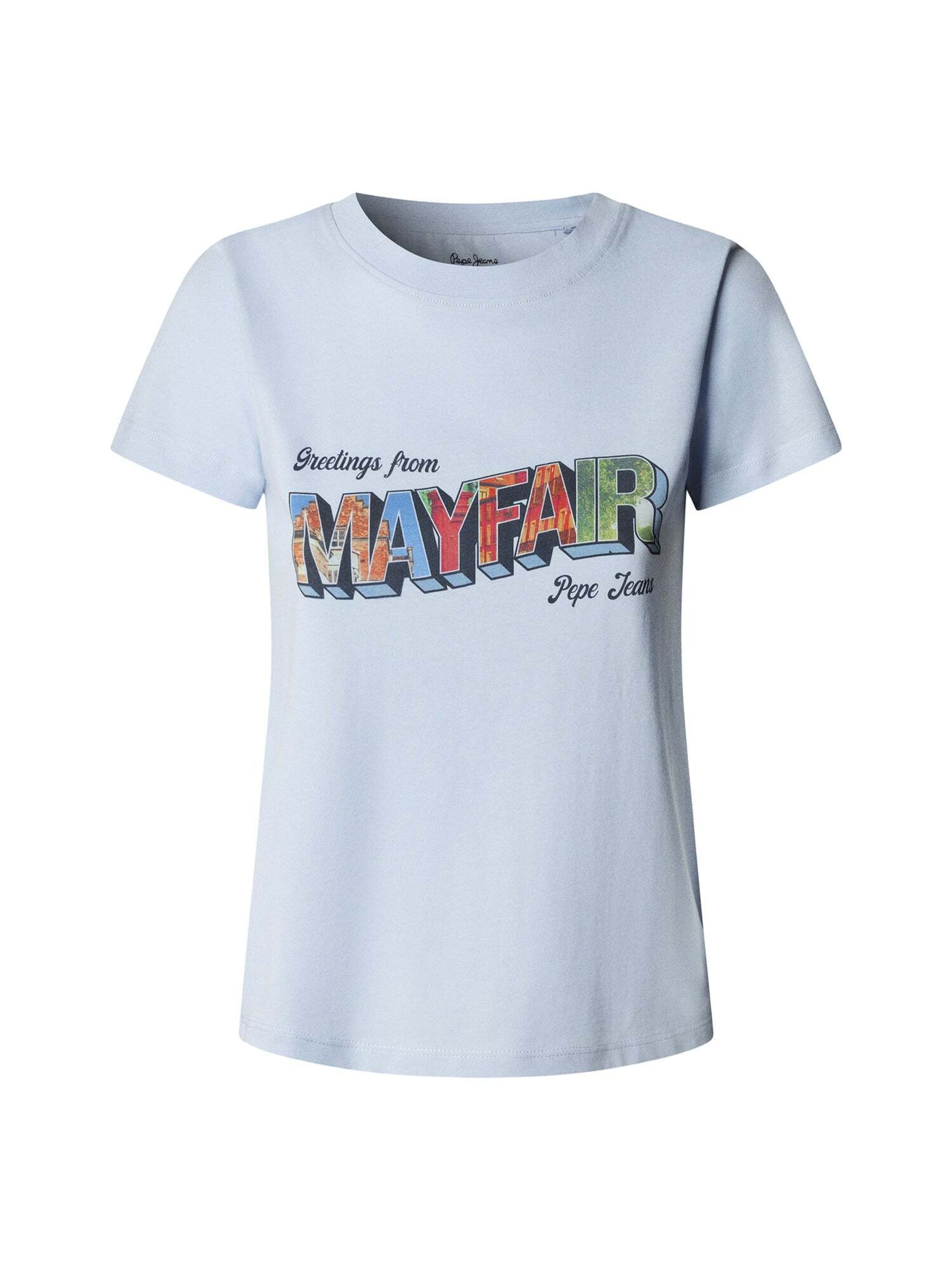 Maglietta 'Nela' Pepe Jeans di colore blu / blu chiaro / verde / rosso, Visualizzazione prodotti