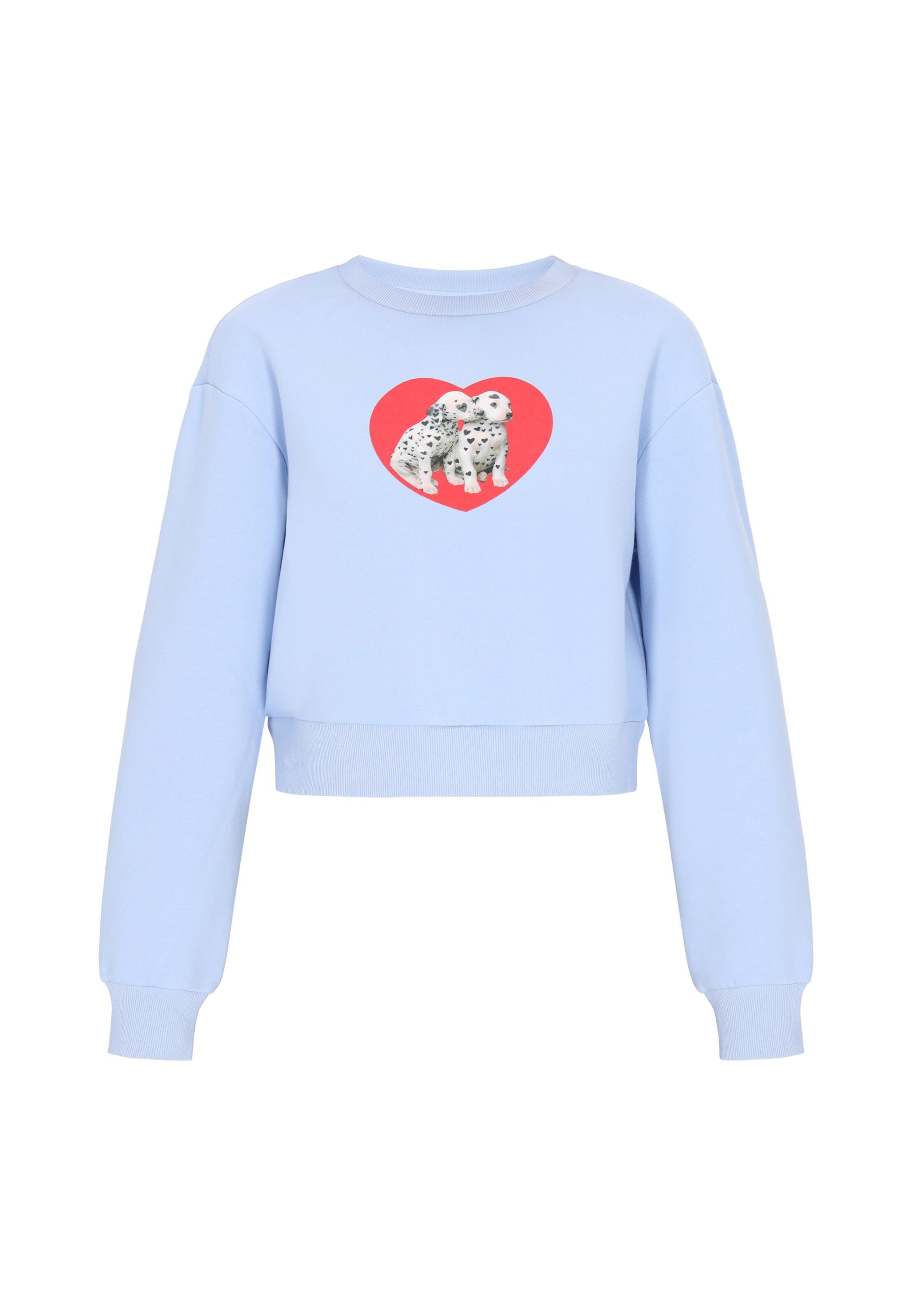 MYMO Sweatshirt 'Pop' in Blauw: voorkant