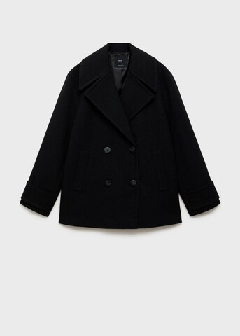 MANGO Between-Seasons Coat in Black