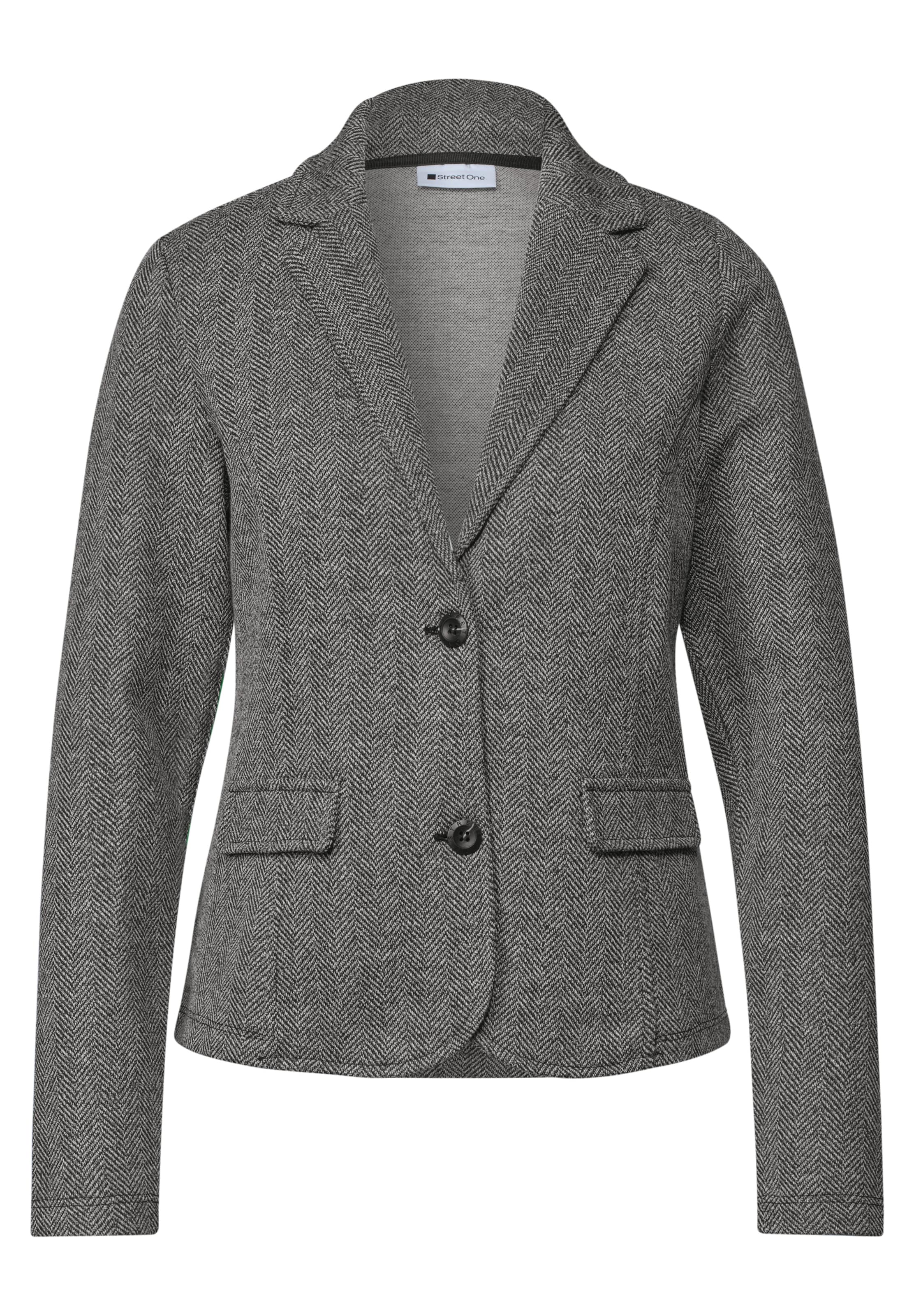 STREET ONE Blazer in Schwarz: Vorderseite