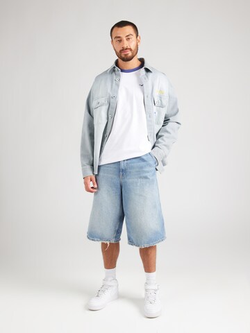 Cleptomanicx Shirt 'Ligull College' in Blau