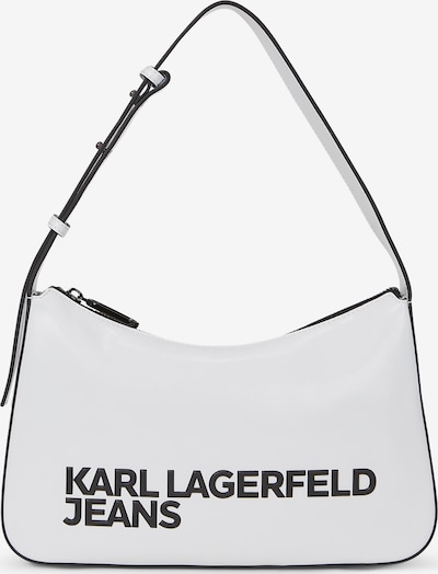 Borsa a spalla KARL LAGERFELD JEANS di colore nero / bianco, Visualizzazione prodotti