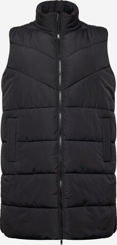 Noisy May Curve Bodywarmer 'NEW DALCON' in Zwart: voorkant