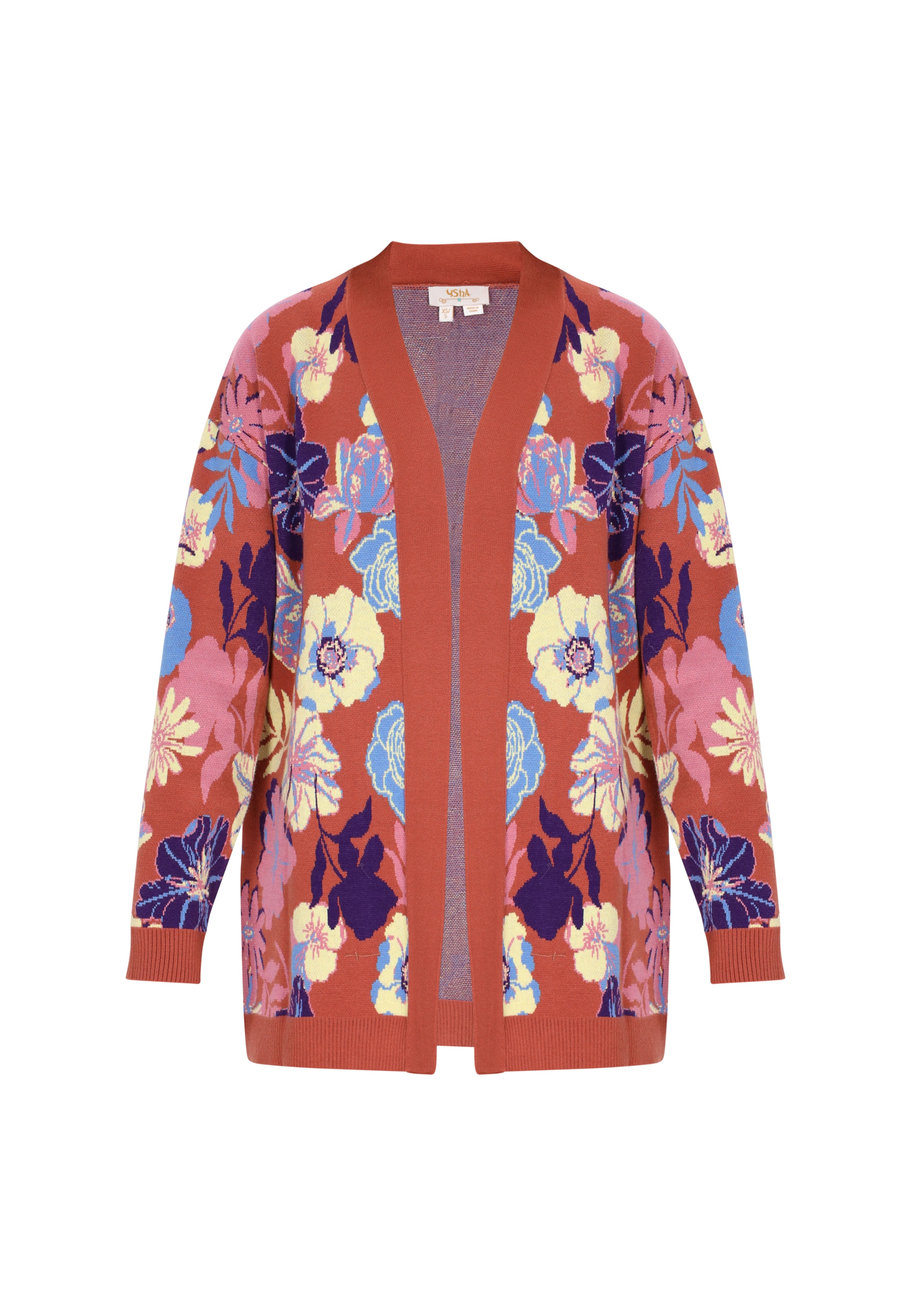 usha FESTIVAL Gebreid vest in Gemengde kleuren: voorkant