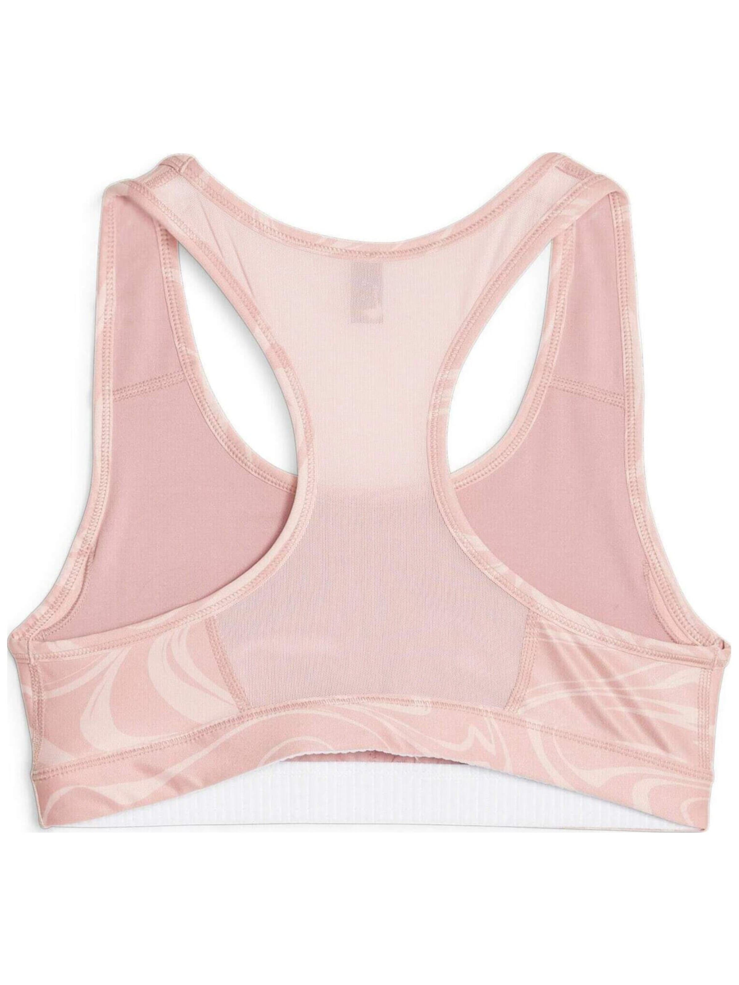 PUMA - Top deportivo 'Puma Mid Impact 4keeps Graphic Bra Pm Future' en rosa
