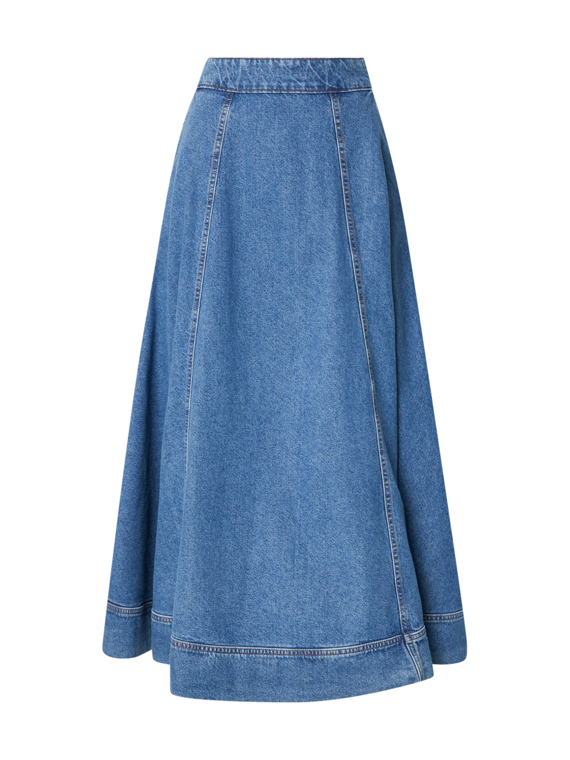 mėlyna TOPSHOP Sijonas: priekis