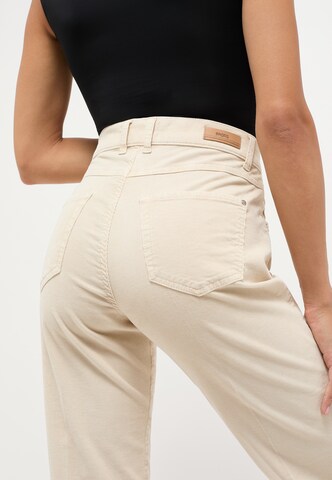 Angels Regular Straight-Leg Jeans in Coloured Cord in Beige