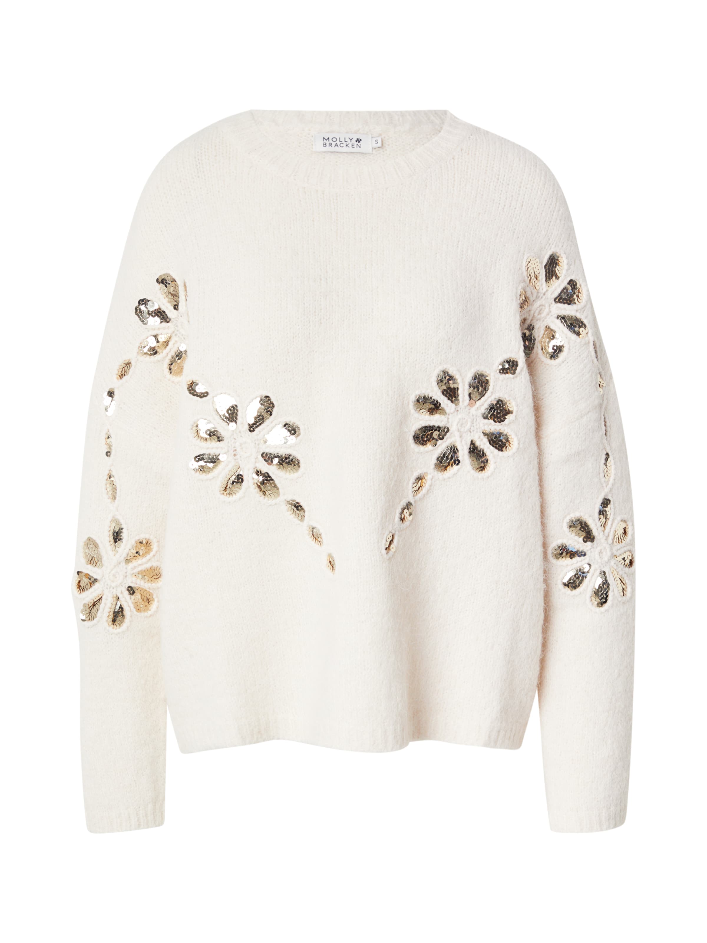 Pull-over Molly BRACKEN en blanc : devant