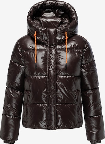 MARIKOO Jacke 'Skyraa 16' in Braun: Vorderseite