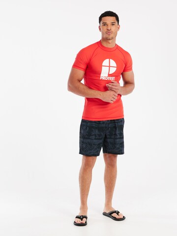 PROTEST Funktionsshirt 'PRTCATERS'‌‌‌‌‌‌ in Rot