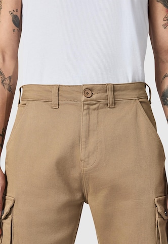Effilé Pantalon cargo 'Siwas' Peak Time en marron