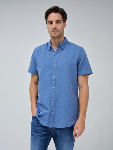 Salsa Jeans Regular fit Button Up Shirt in Blue: front