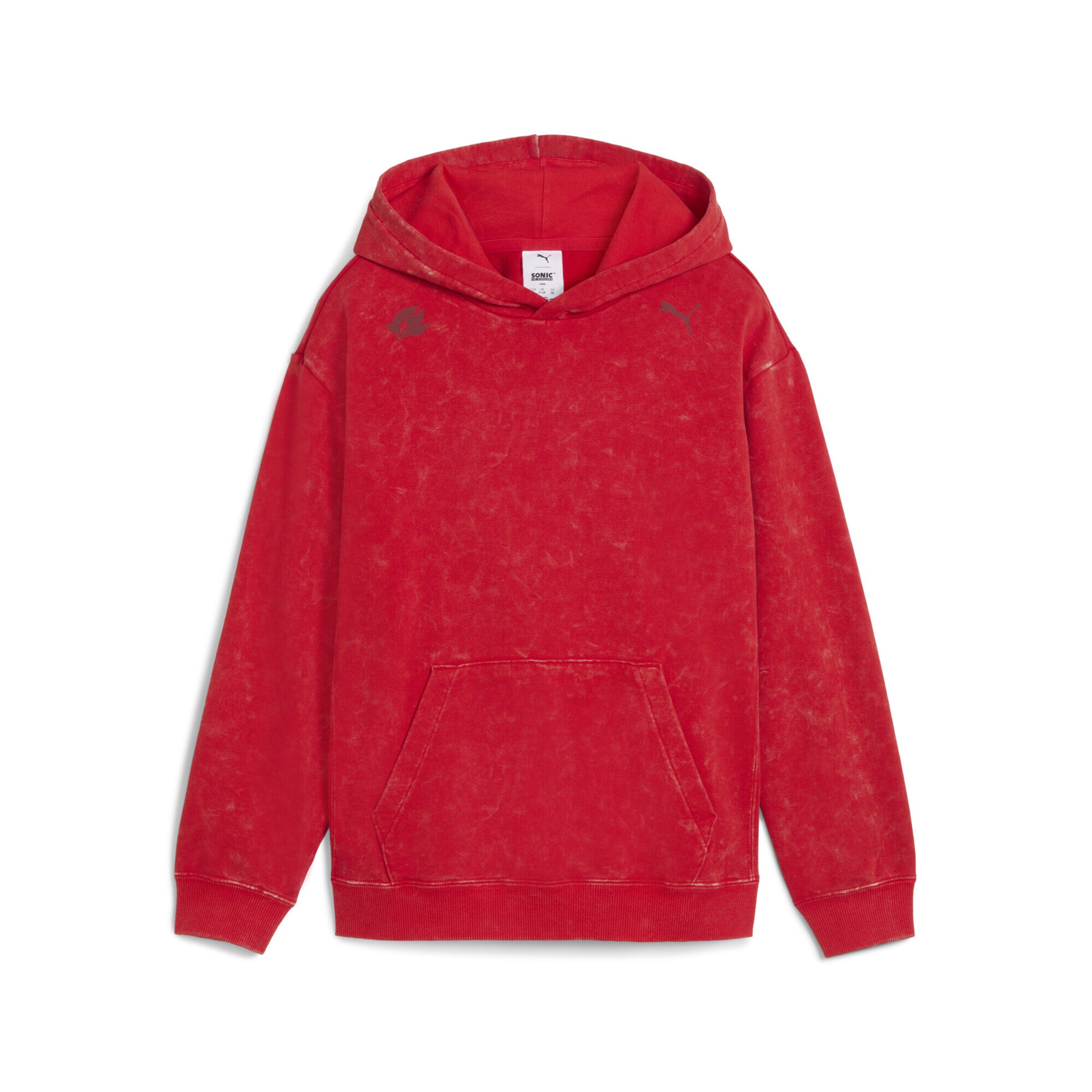 PUMA Sweatshirt 'PUMA x SONIC THE HEDGEHOG' in Rot: Vorderseite