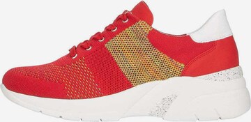 REMONTE Athletic Lace-Up Shoes in Red