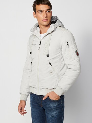 KOROSHI Between-season jacket 'Jägerin' in Grey