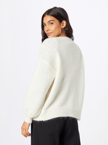 Y.A.S Knit cardigan in White